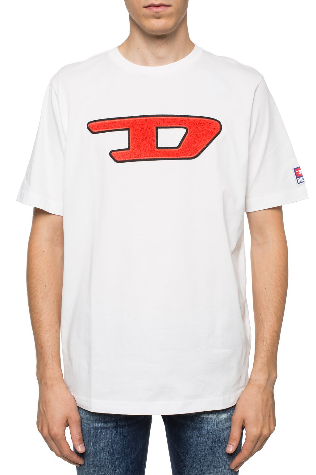 Diesel Logo-embroidered T-shirt | Men's Clothing | IetpShops